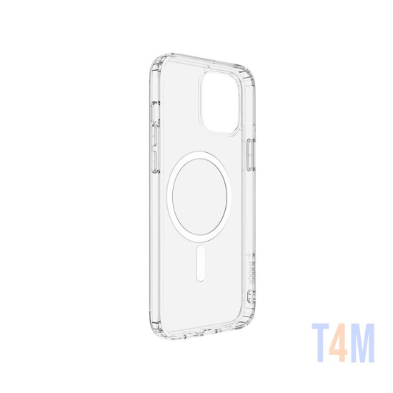 Magnetic Sillicon Case for Apple iPhone 13 Mini Transparent